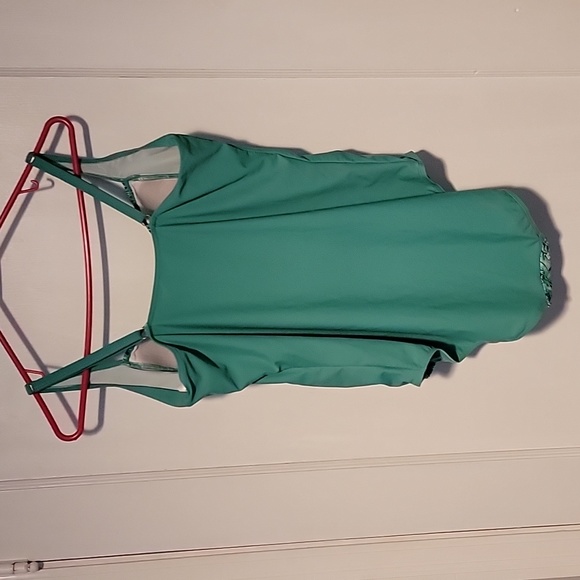 Sea Green Print Swimsuit - Picture 3 of 3